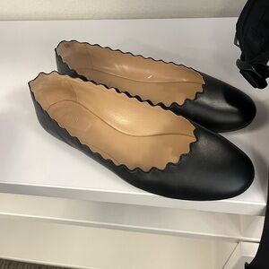 Chloe Lauren scalloped flats 7.5